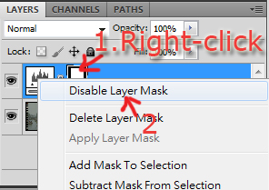 Disable mask